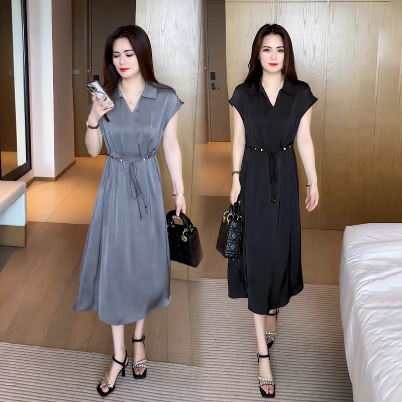 夏款连衣裙2025新款时尚显瘦洋气质女装今年流行时髦爆款减龄裙子