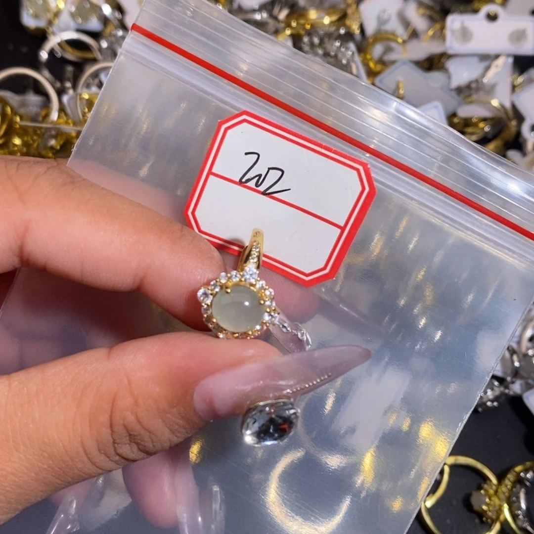 翡翠戒指合金翡翠首饰