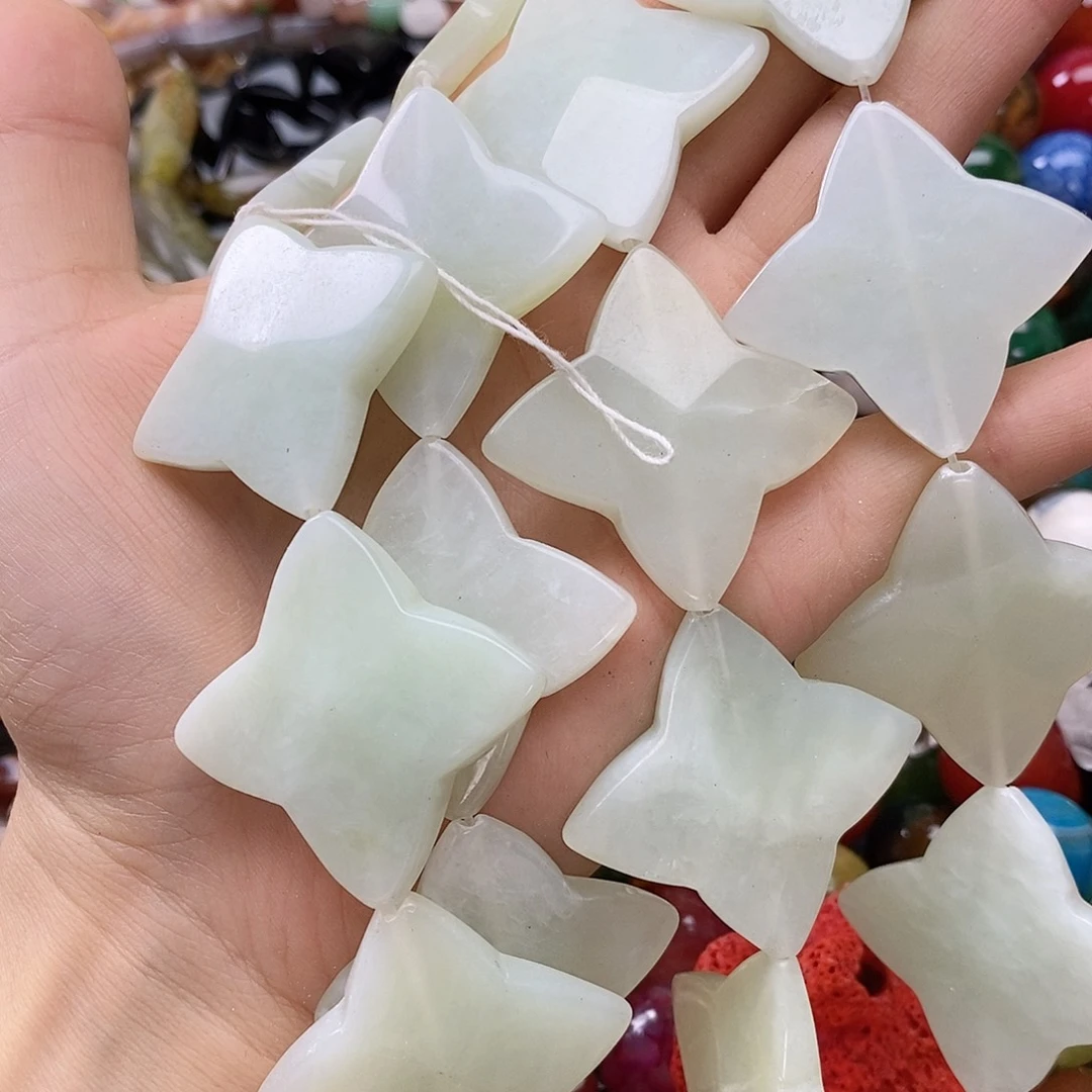 玛瑙/玉髓未镶嵌珠宝半成品岫玉一条