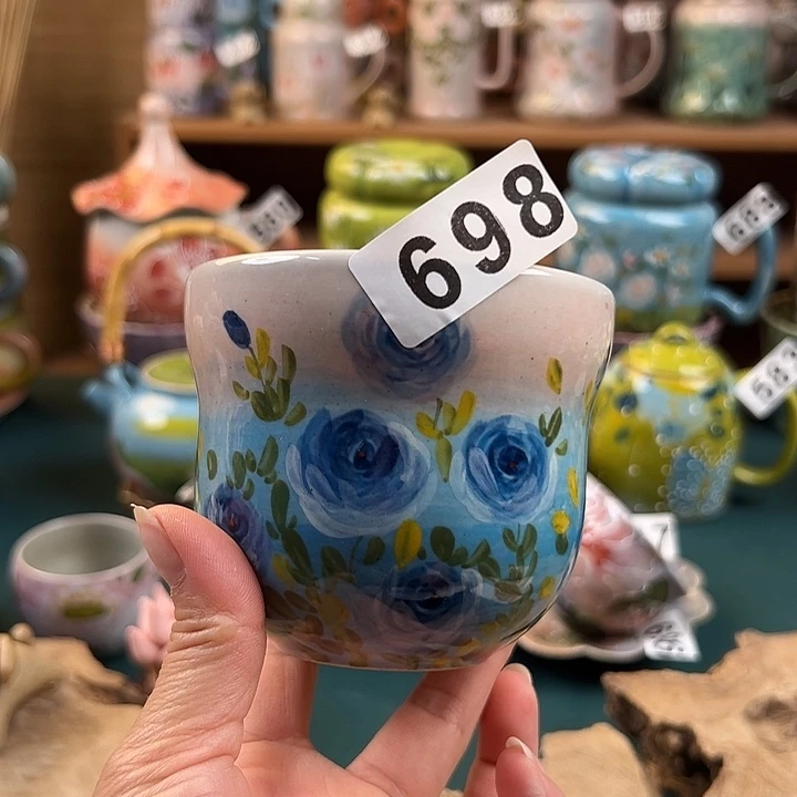 杯景德镇陶瓷手绘作品698