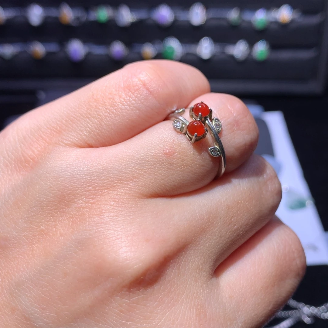 颈饰银S925镶嵌翡翠