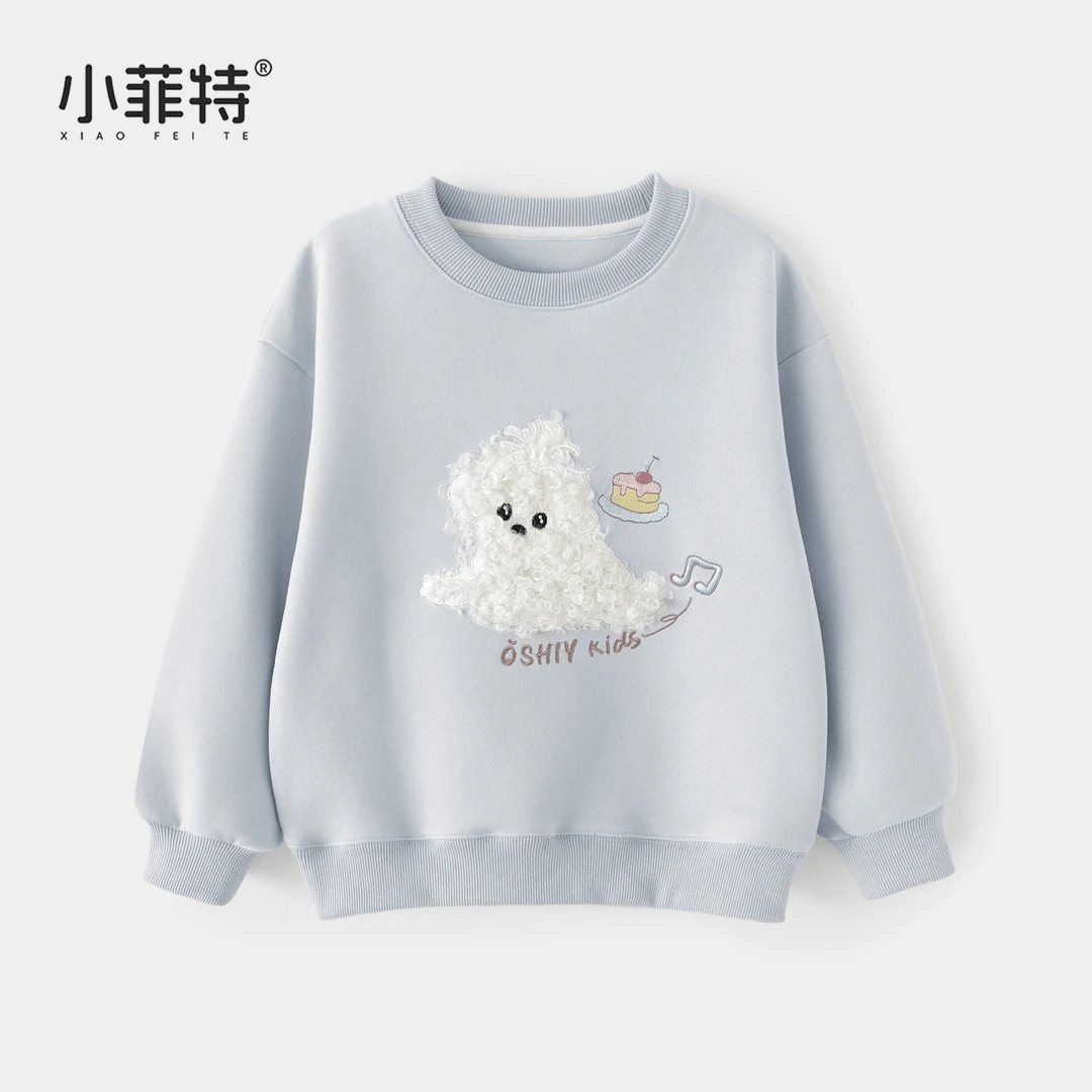 小菲特女童秋装新款长袖卫衣中大童儿童卡通时尚上衣YNYQ52783