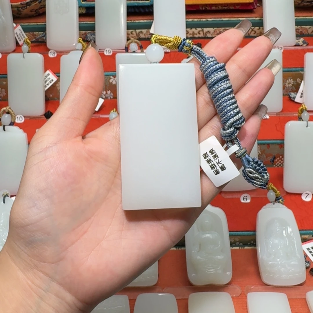 踏***浪和田玉未镶嵌颈饰0028