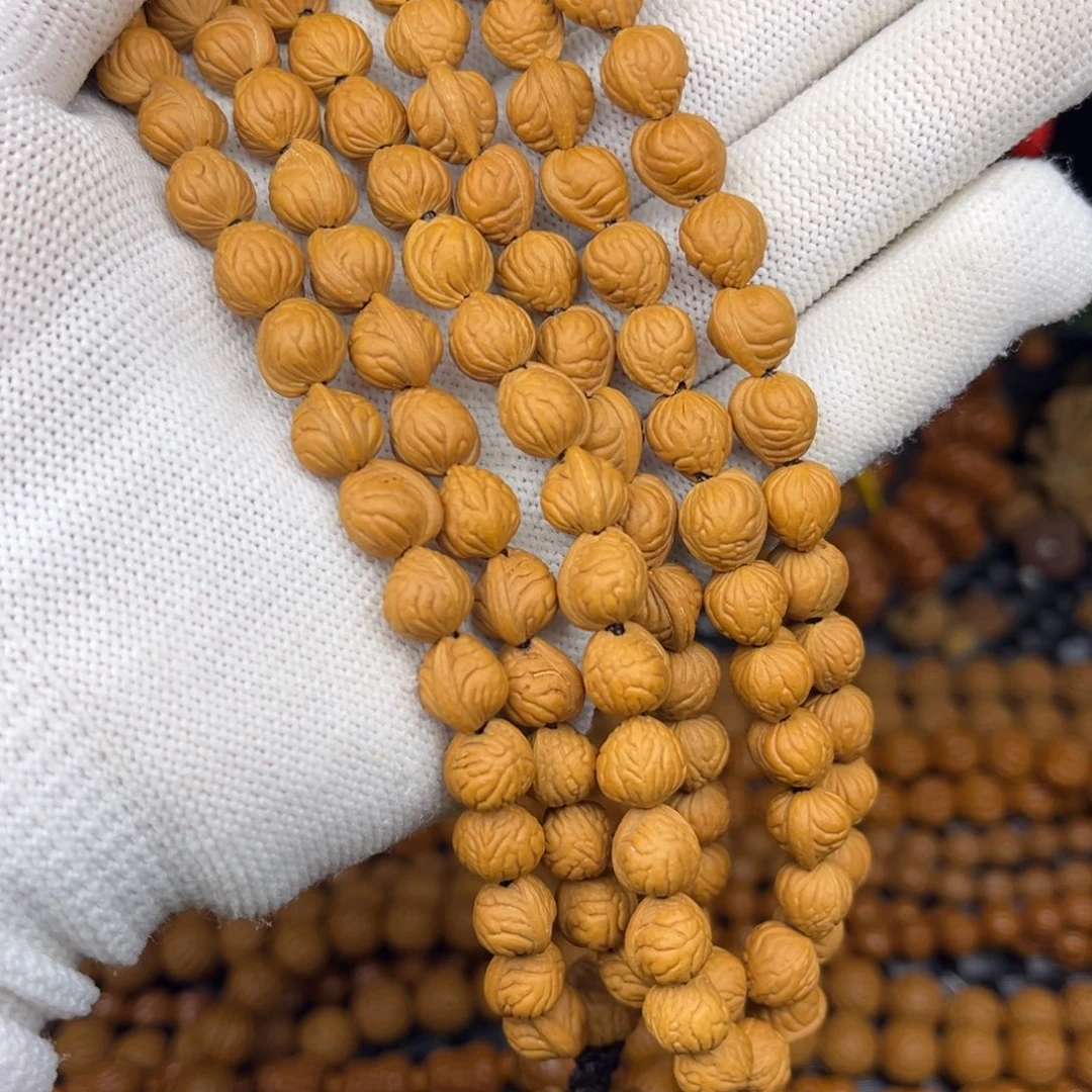 文玩核桃手串玉龙脊108颗脖挂08尺寸