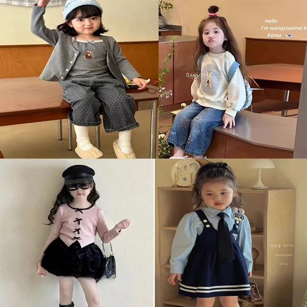 Q500~女公主风装休闲风套装组合日系韩版卫衣套装组合