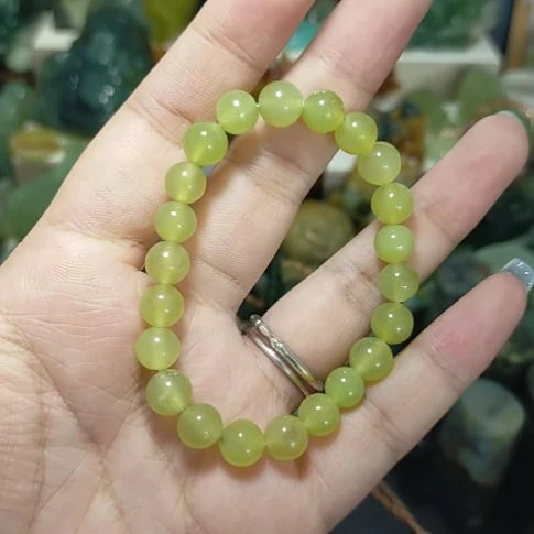 岫玉未镶嵌岫玉手串