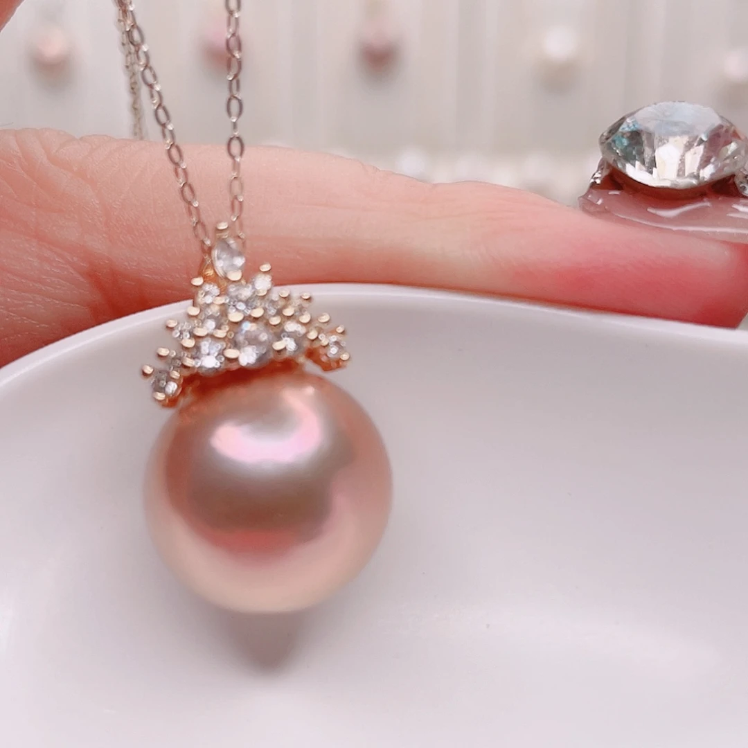 淡水珍珠吊坠(赠链)合金