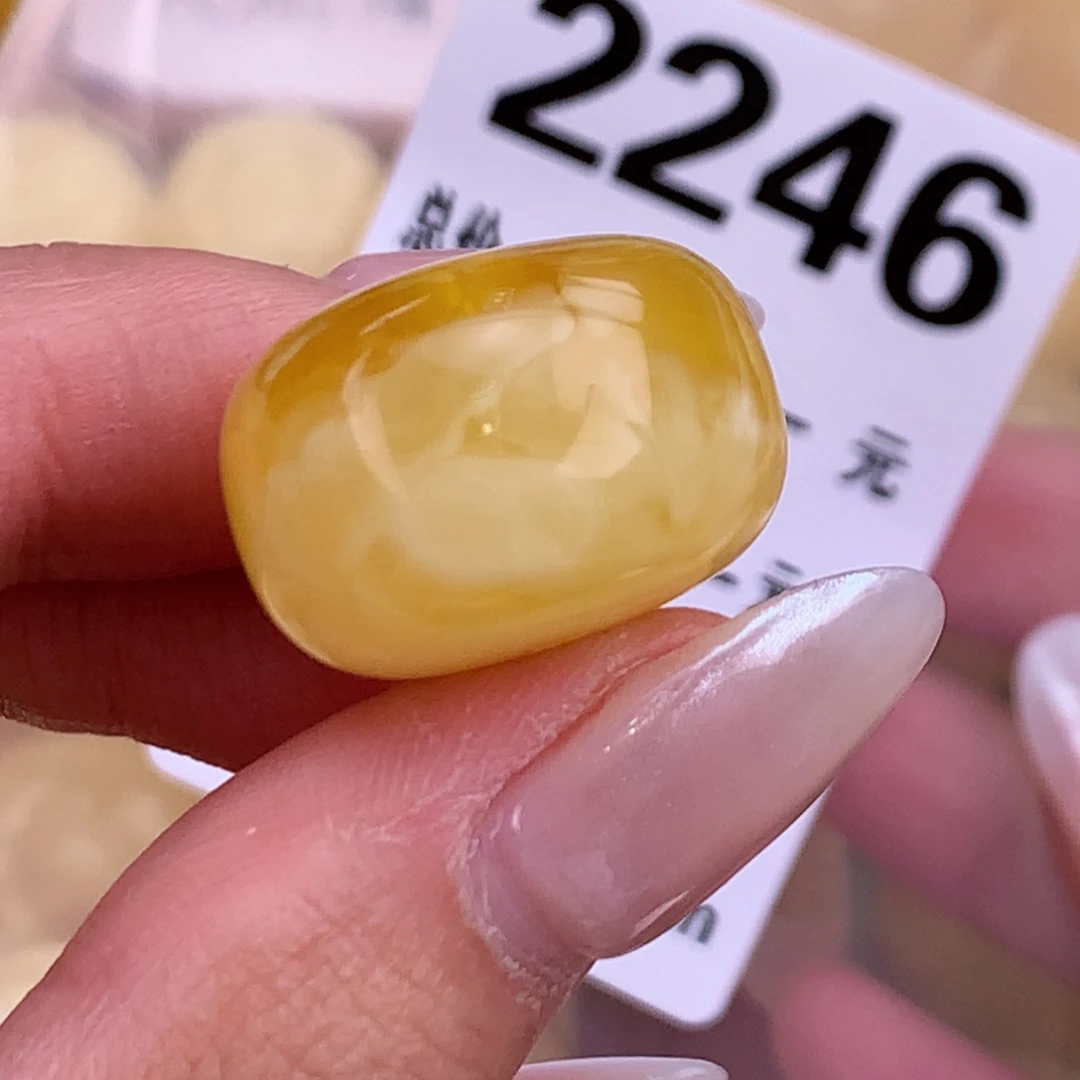 蜜蜡未镶嵌珠宝奇石21.5 15接近全品