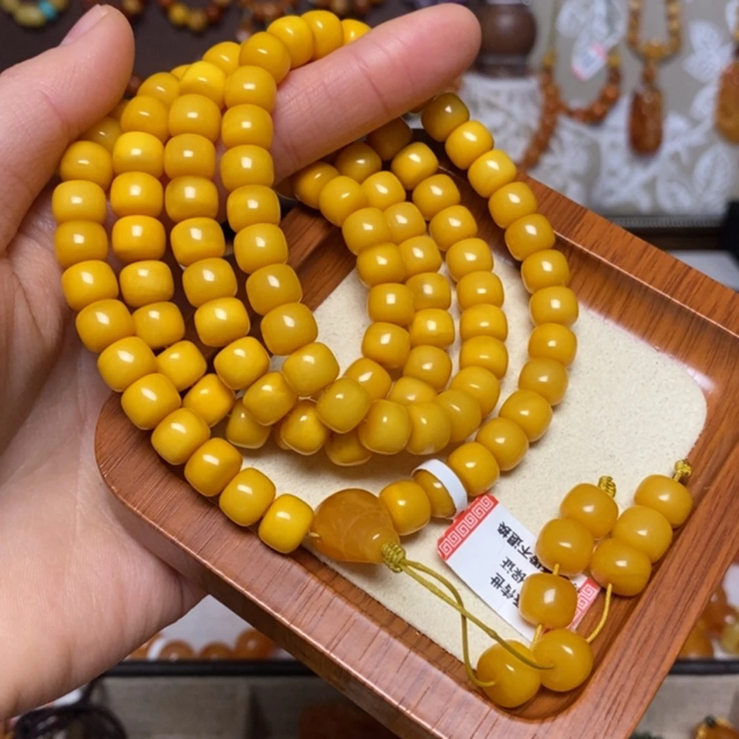 【闪购商品】蜜蜡颈饰未镶嵌项链