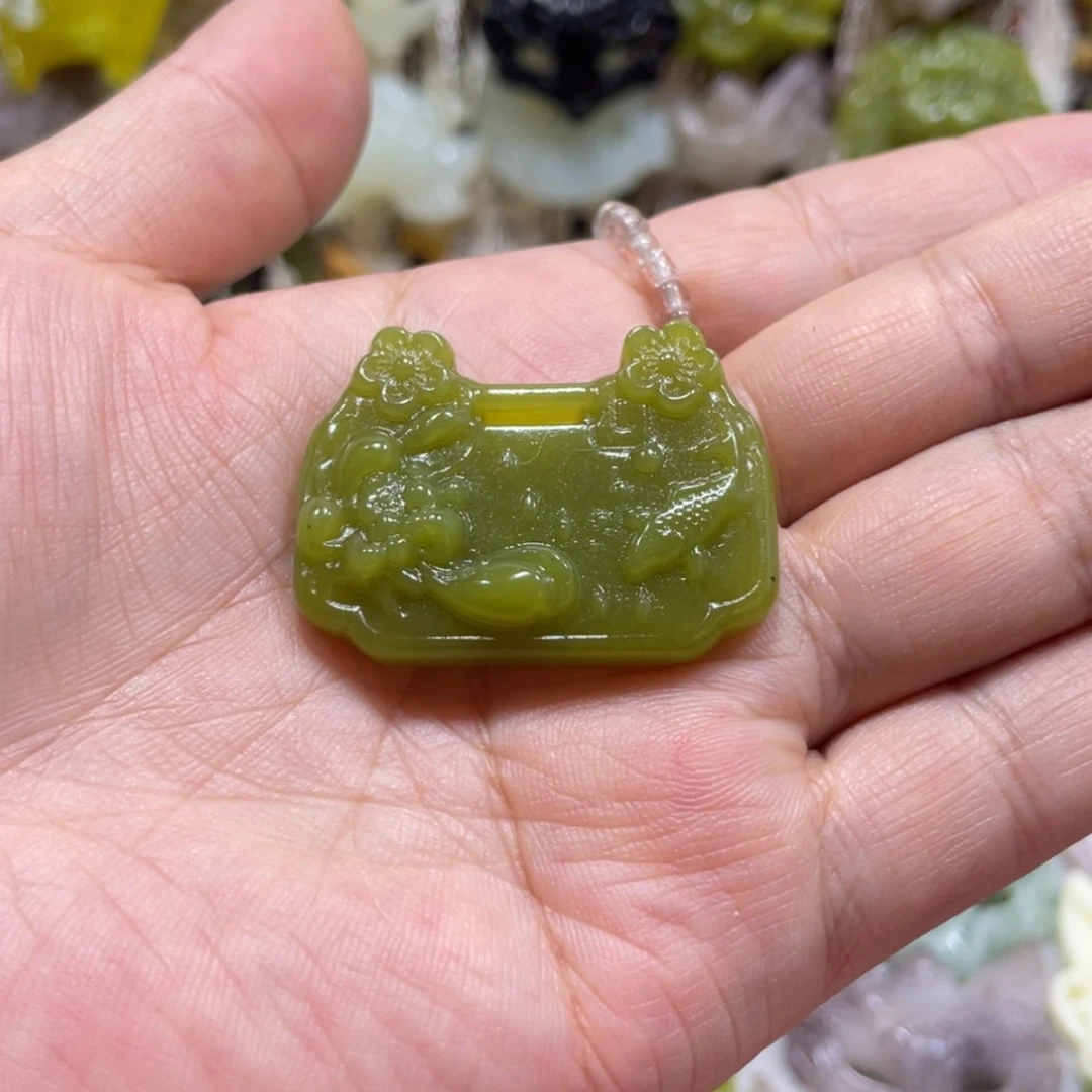 【闪购商品】岫玉颈饰未镶嵌16吊坠