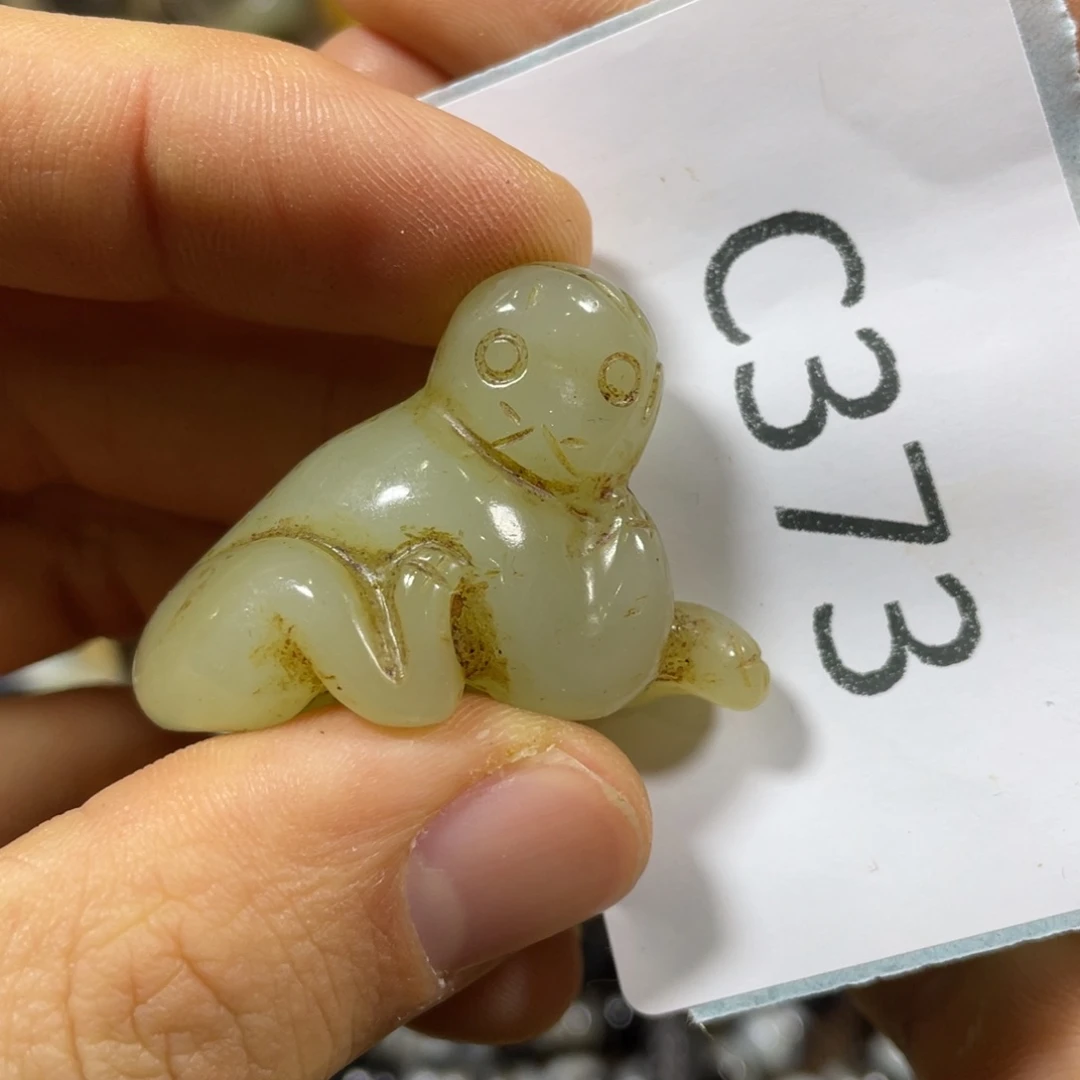 和田玉吊坠(不含链)未镶嵌