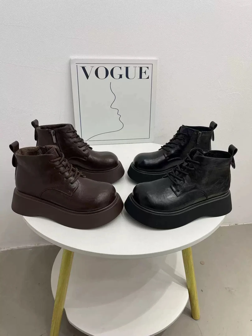 ZZGS·【厚底休闲百搭皮鞋】·7189