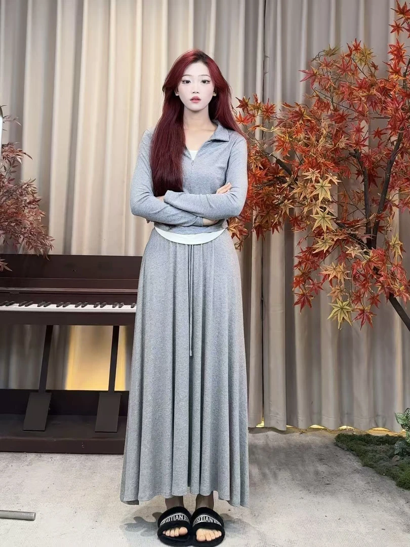 冬季新品高腰法式显瘦气质上衣AA5037+AG5162