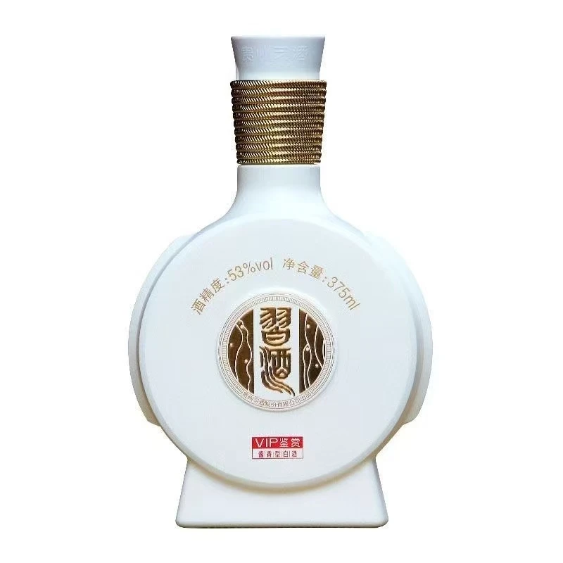 习酒VIP鉴赏 小白瓶  单支 酱香型白酒53度375ml