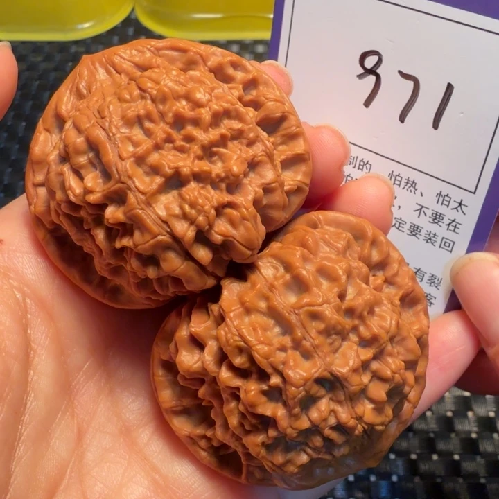 文玩核桃把件971官帽49