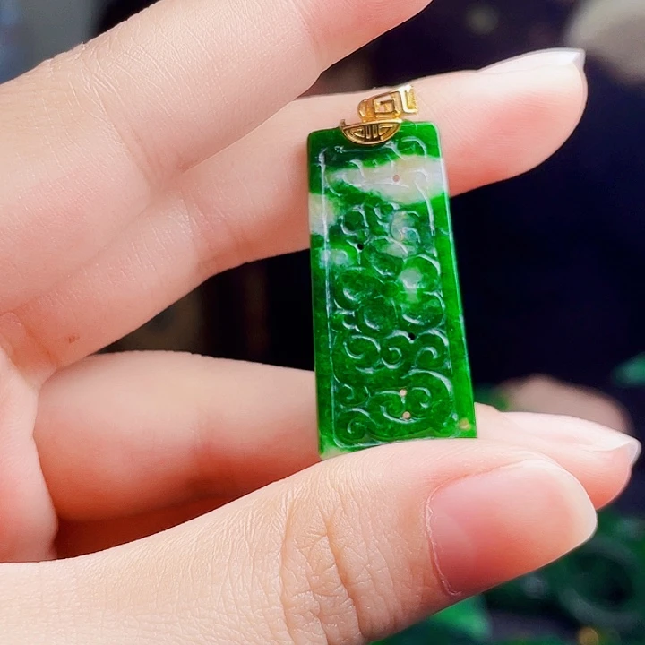 翡翠银S925镶嵌颈饰多样性