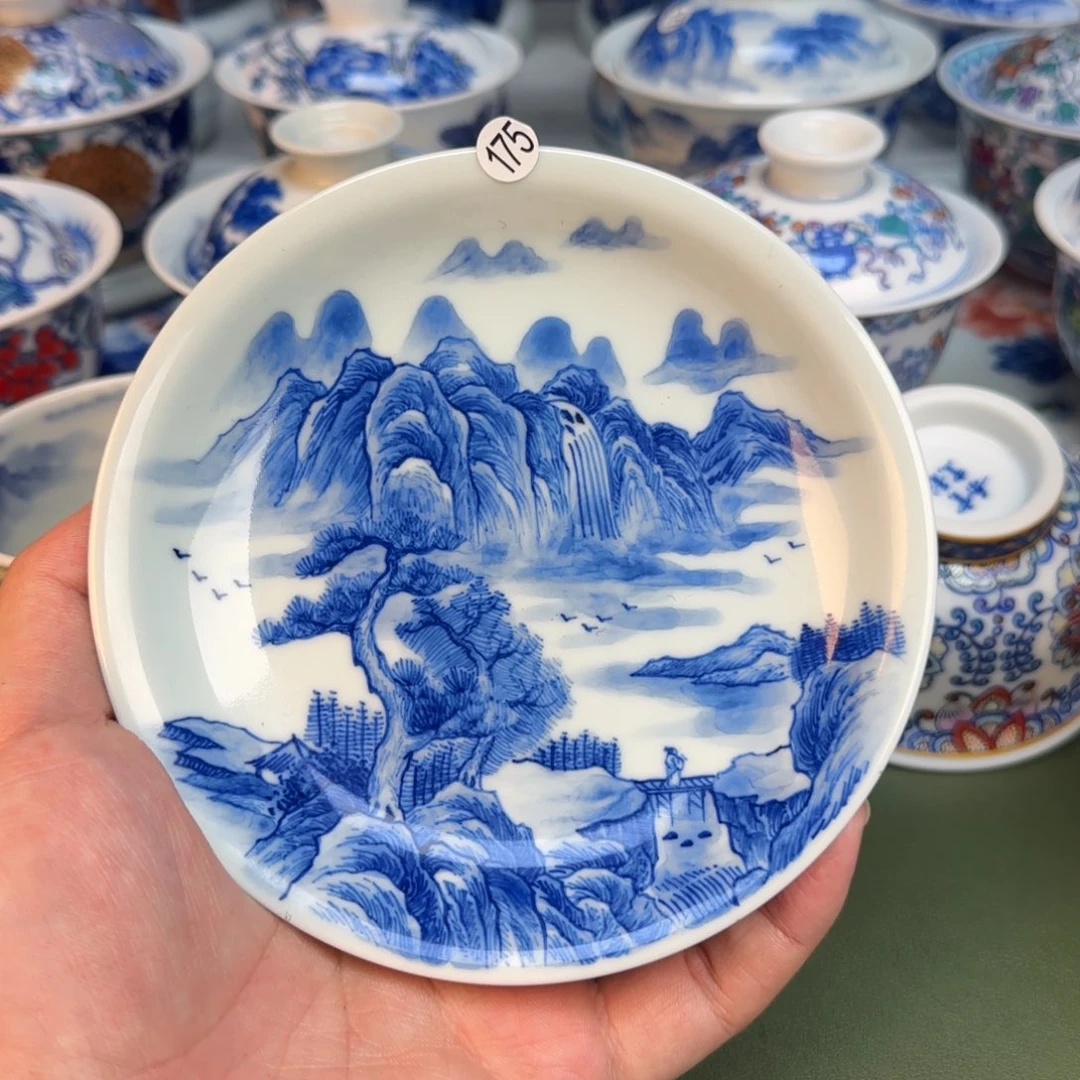 彦祖纯手工手绘茶具175