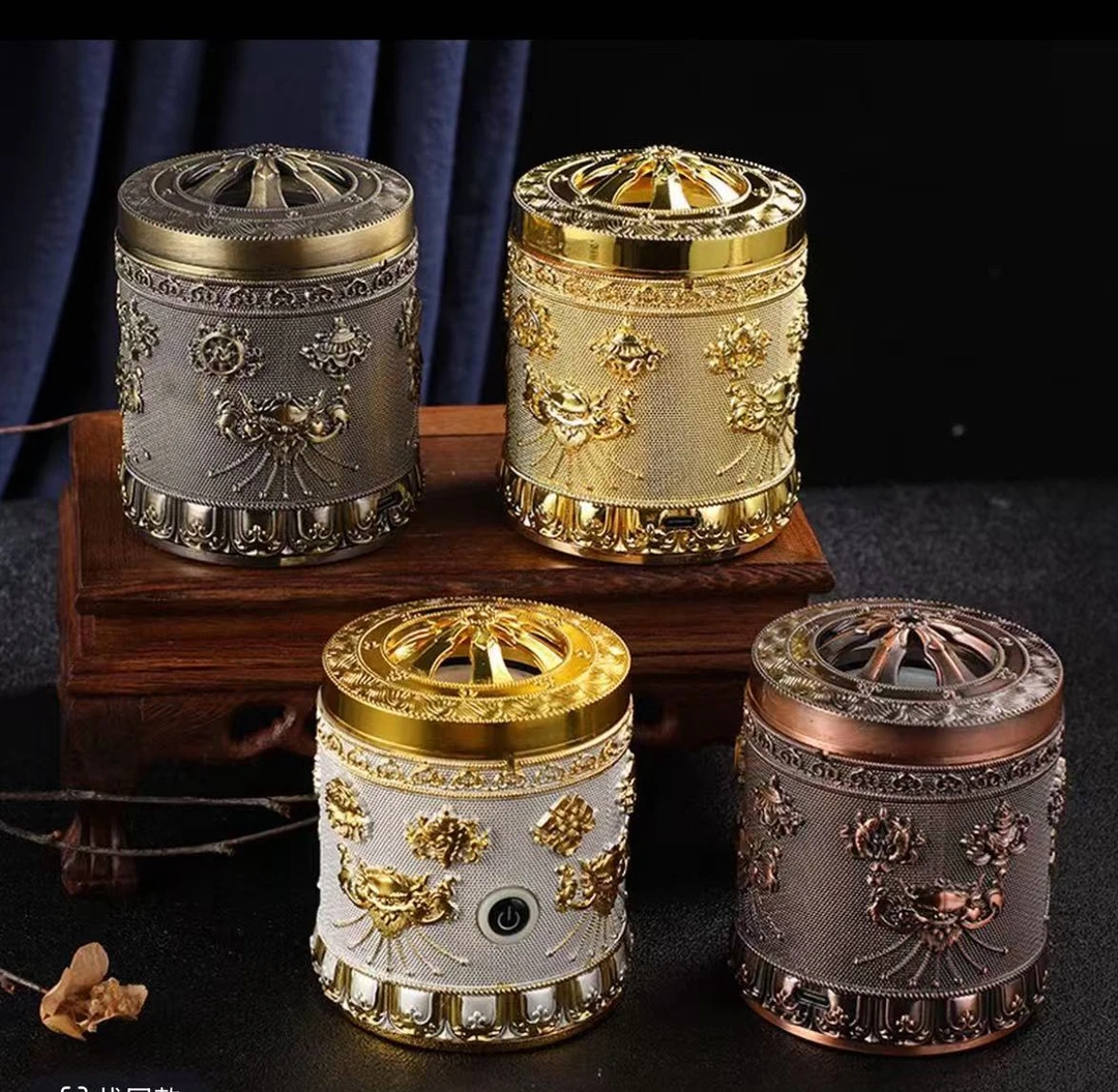 八宝图案手持便携车载适用藏式