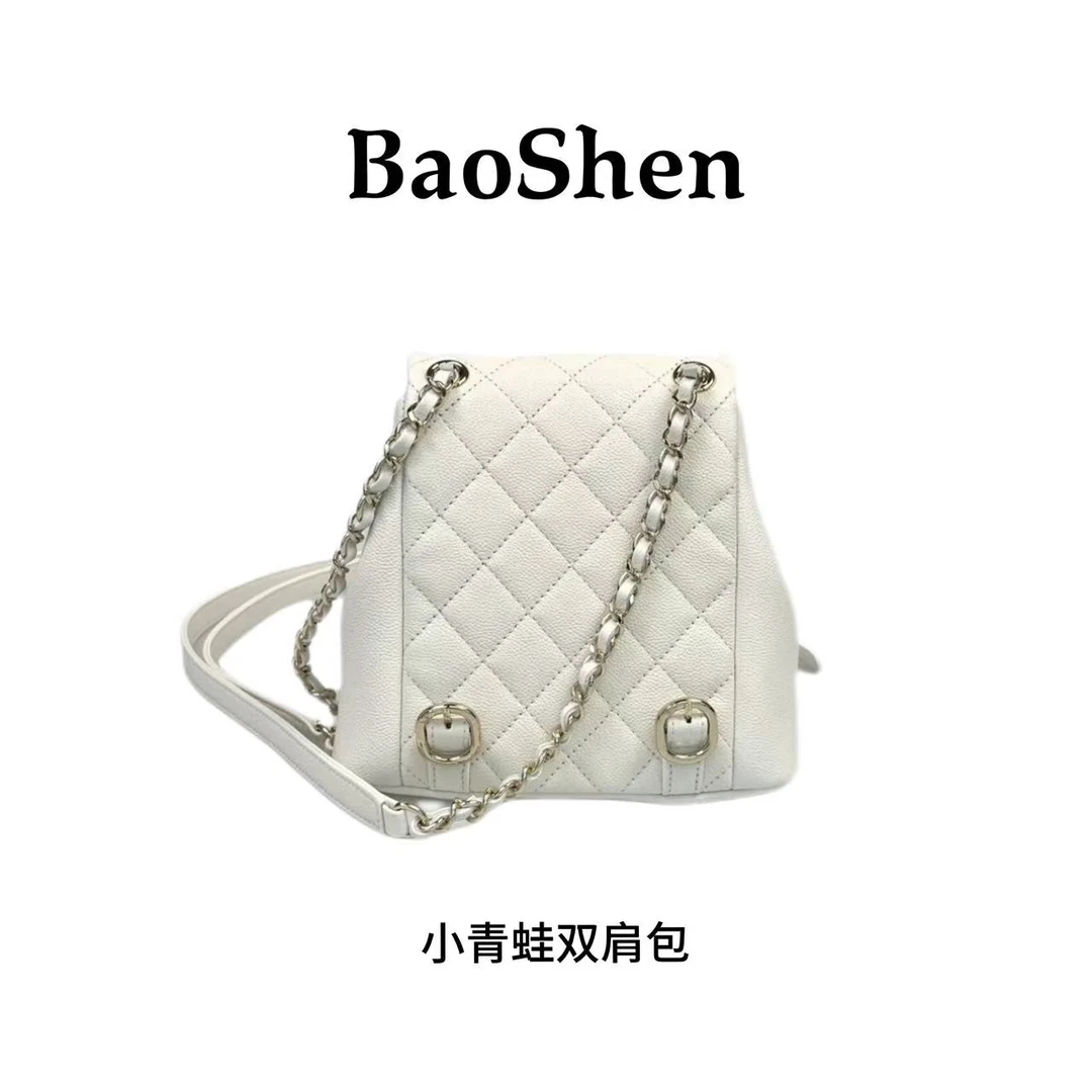 【E152】小青蛙双肩包-新款大容量女包多功能斜挎包百搭单肩包