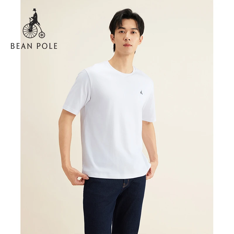 【新品】BEANPOLE滨波25秋冬男简约日常通勤纯棉短袖T恤BC5842Z04
