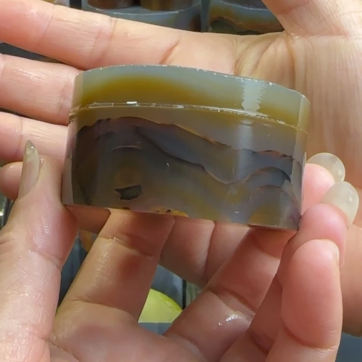 定制玛瑙语**然手镯芯做茶杯