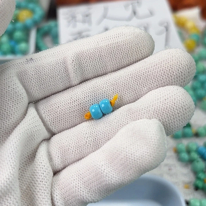 流***何南红玛瑙未镶嵌手链绿松石