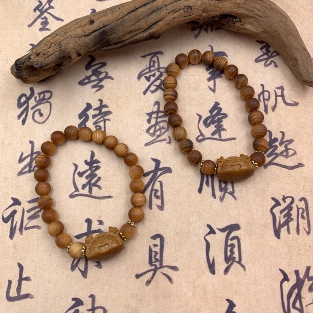 崖柏手串-多样性发一-250525024【尺寸约8mm】