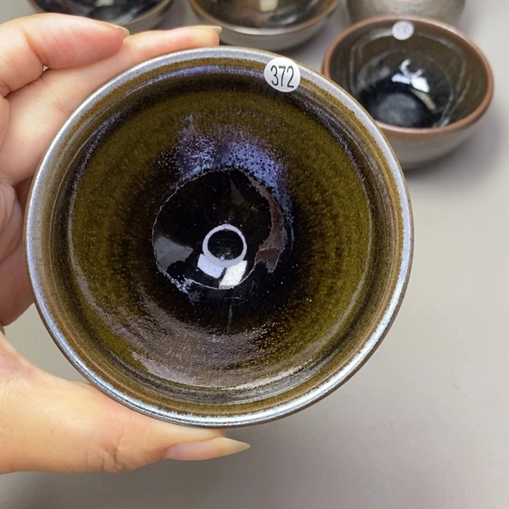 茶盏建窑建盏柴烧主人杯