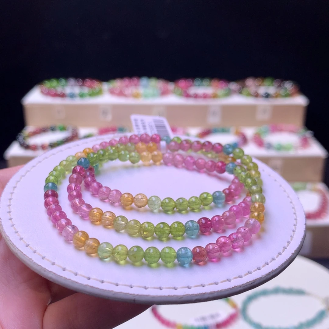 未镶嵌手链碧玺碧玺