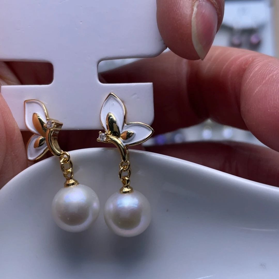 未镶嵌耳饰淡水珍珠