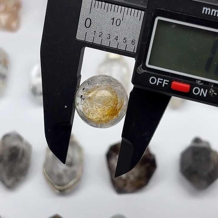 水晶未镶嵌颈饰16mm+闪灵钻圆珠默认微瑕