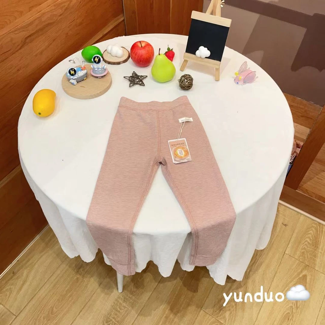 【云朵小葵】儿童桑蚕丝保暖舒服拼接棉裤023186