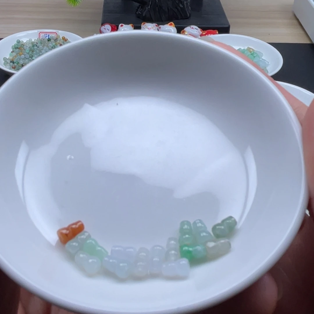 翡翠散珠通孔葫芦