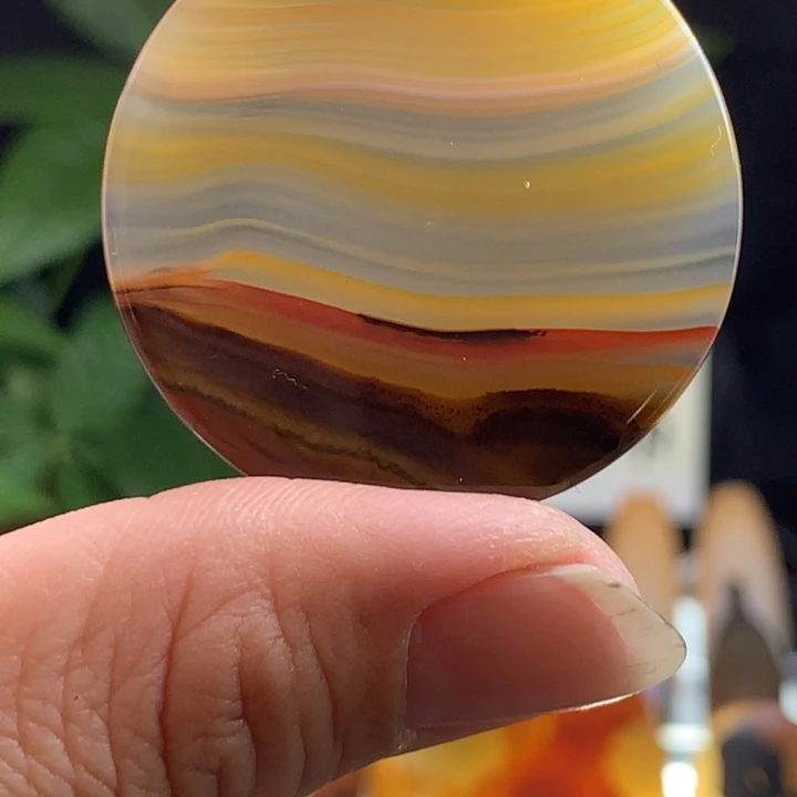 玛瑙/玉髓颈饰未镶嵌002