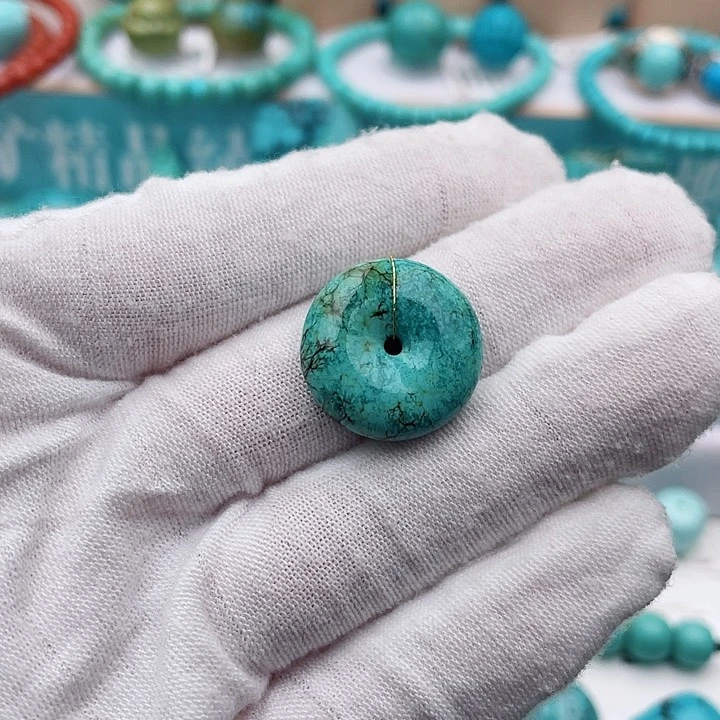 未镶嵌绿松石19m m