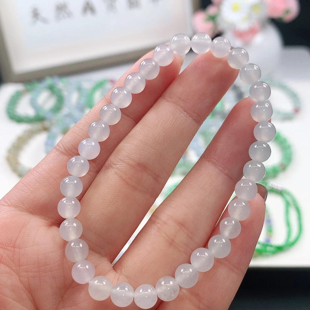 翡翠未镶嵌手链5.8mm