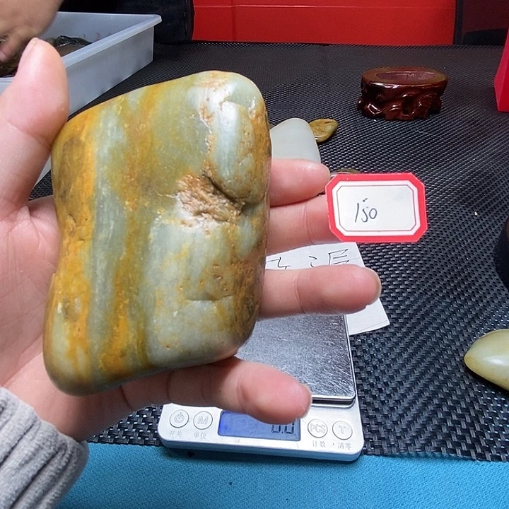 和田玉未镶嵌挂件150
