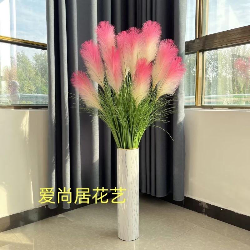 仿真绿植大束芦苇草客厅摆件假花落地干花店铺网红直播间装饰花束