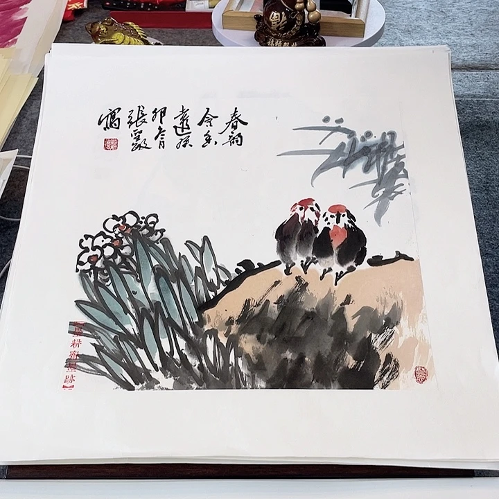 国画张圣敏先生纯手绘作品