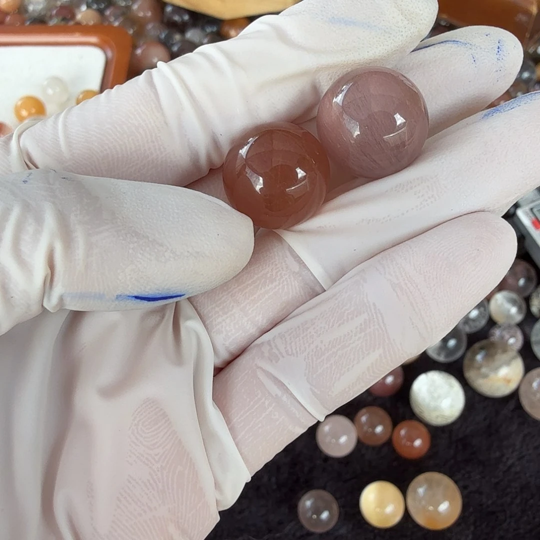 Y****水晶珠宝半成品未镶嵌兔毛15.mm定制不退换