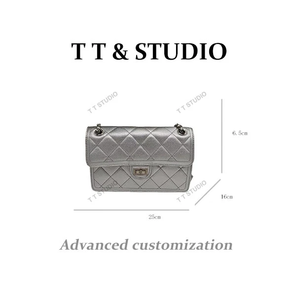 【TT Studio】ZT-D7200-月光银RAIN.CUN时尚简约腋下斜跨轻奢女包