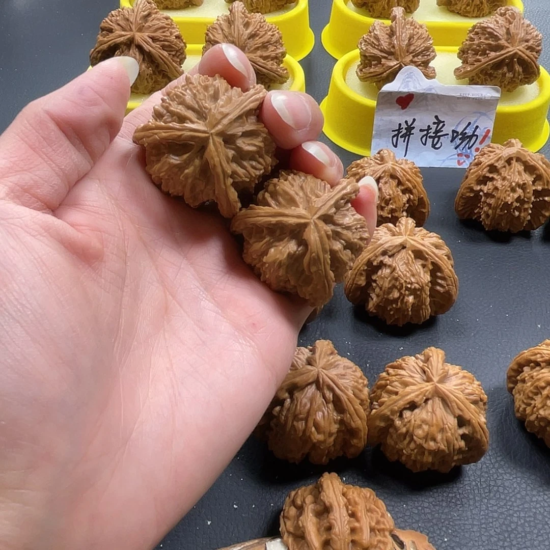 四***ㅤ吊坠文玩核桃拼接白奔