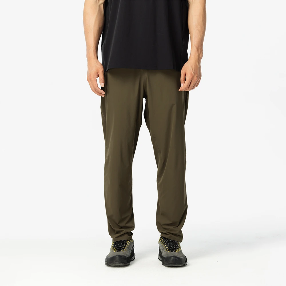 Kolumb哥仑步运动健身凉感男士吸湿速干抗菌梭织运动休闲长裤新