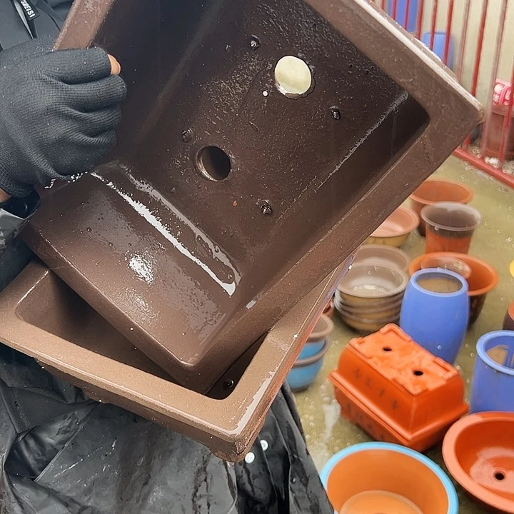 宜兴，紫砂花盆花盆26+26粽马槽