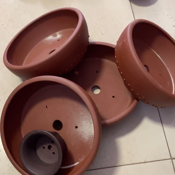 紫砂花盆紫砂花盆