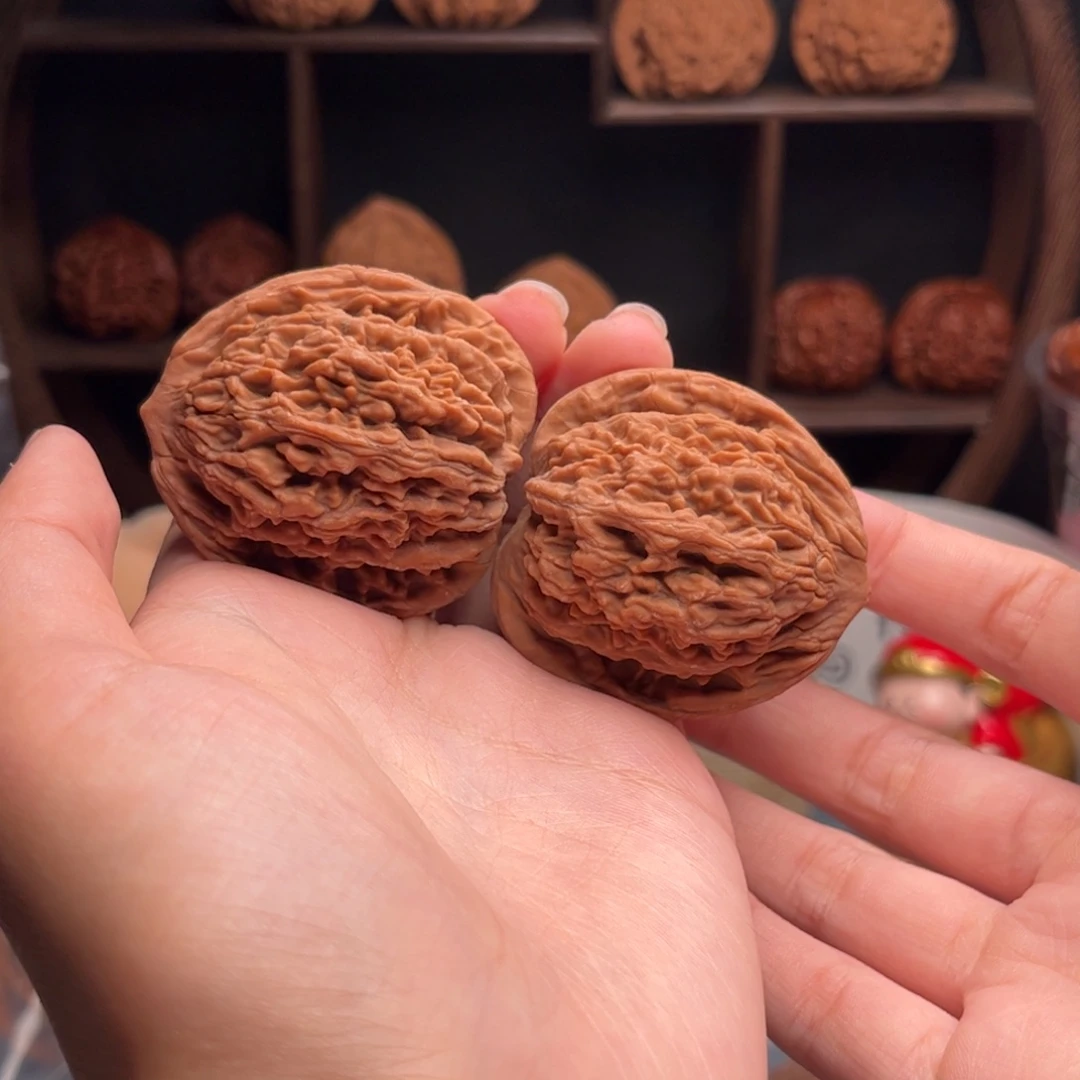 吊坠文玩核桃麦穗虎头 43-41-45 编号4016