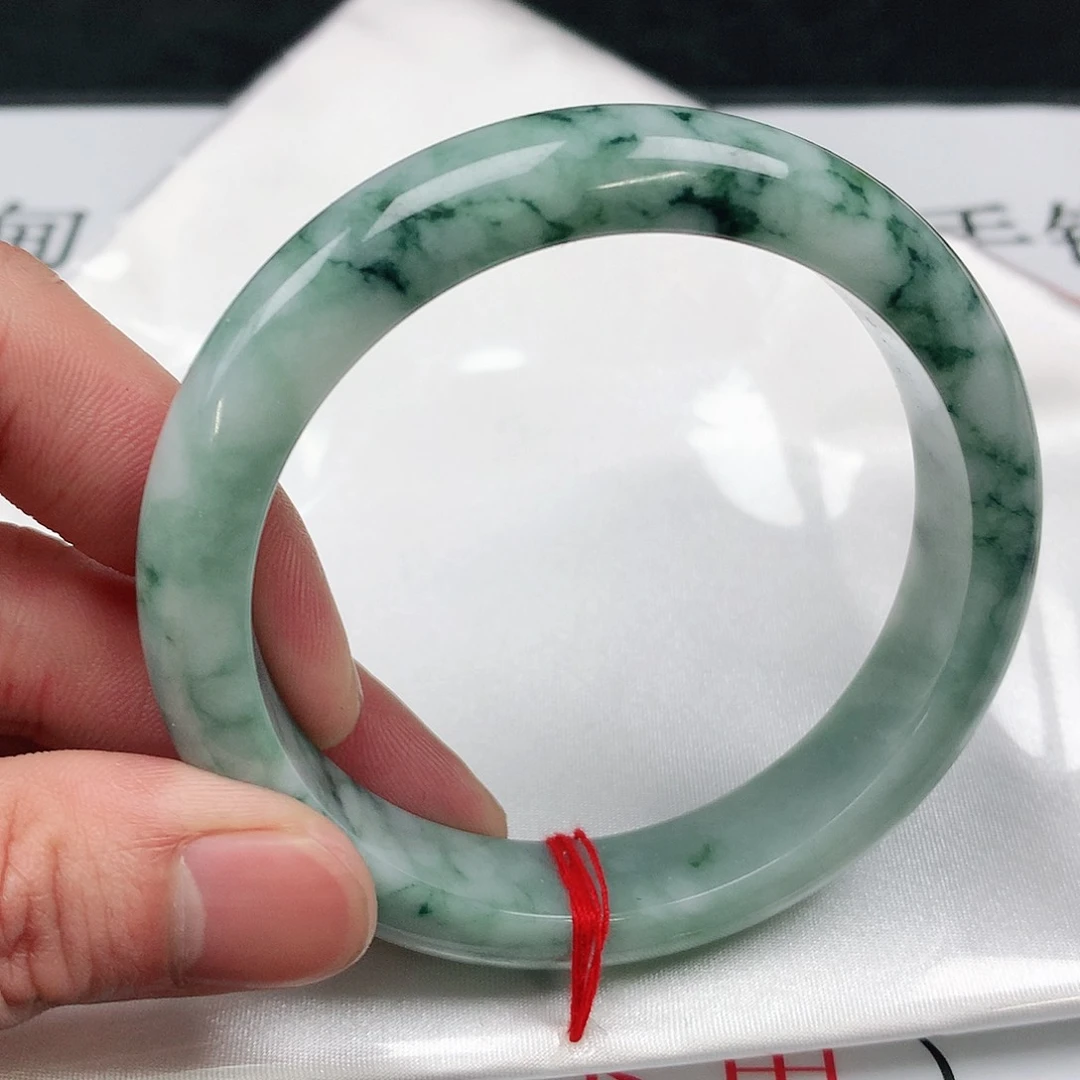 翡翠手镯未镶嵌圈58
