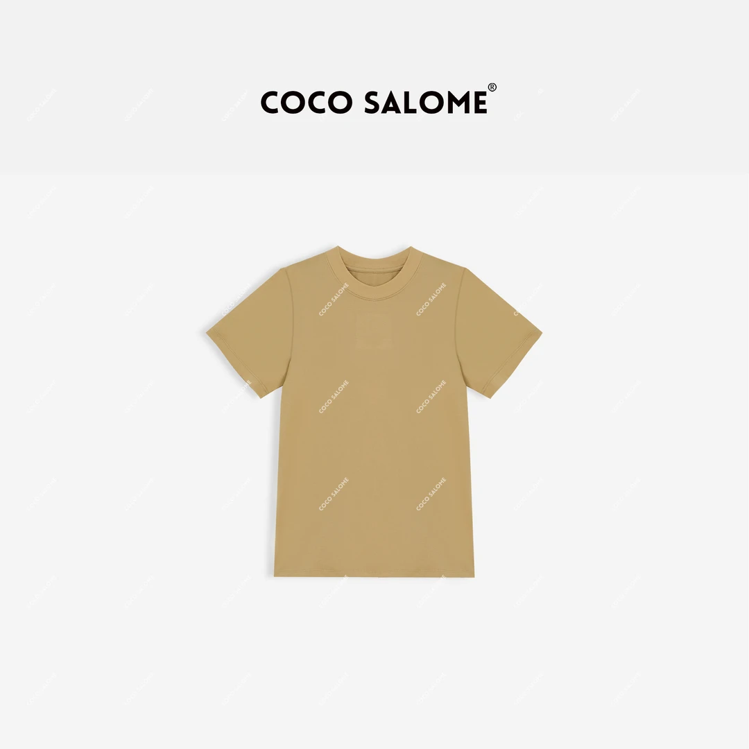 COCO SALOME⑥【日初】240克重100%棉柔软亲肤圆领短袖038H