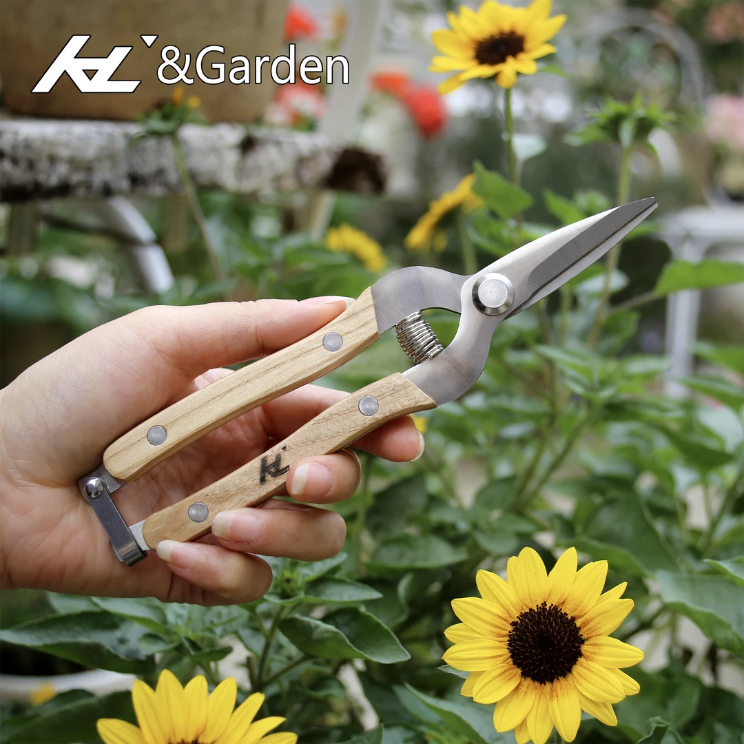 水曲柳木木柄修枝剪刀剪园林园艺省力剪枝花艺手工修花剪果修枝剪