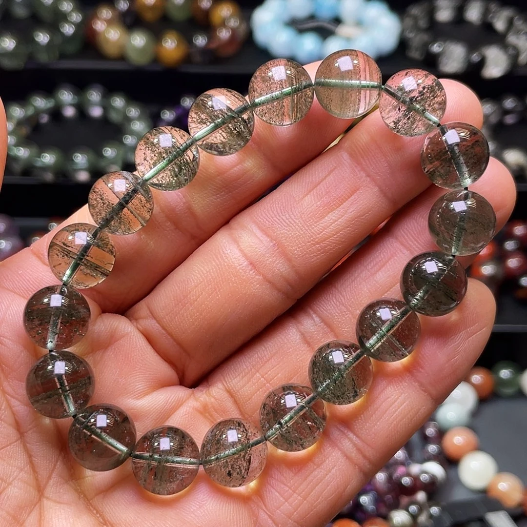 未镶嵌手链水晶绿幽灵手链